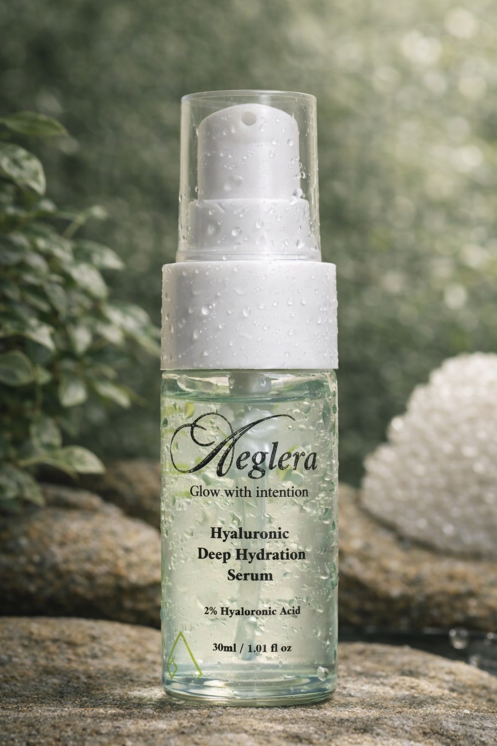 hyaluronic serum bottle